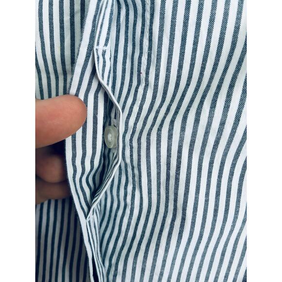 ELLE Button Up Blouse Jewel Embellished Collar Elegant Glamour Women's 6 - Picture 6 of 9